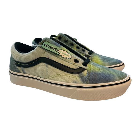 NEW Vans Comfycush Old Skool “Blotched" Tie Dye Corduroy Shoes Mens 6 Womens 7.5 - Picture 7 of 12